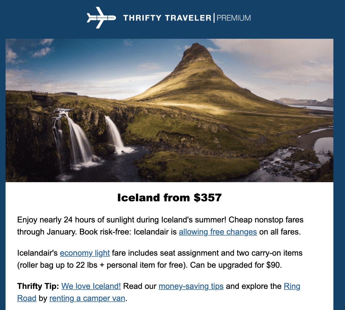 premium deal iceland