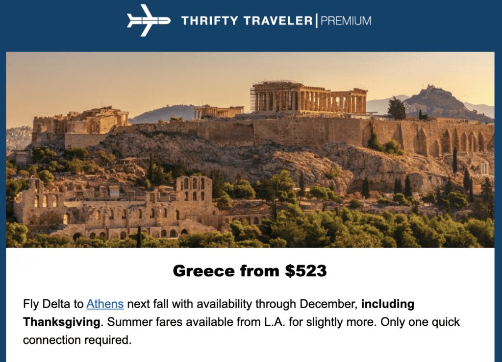 premium deal greece