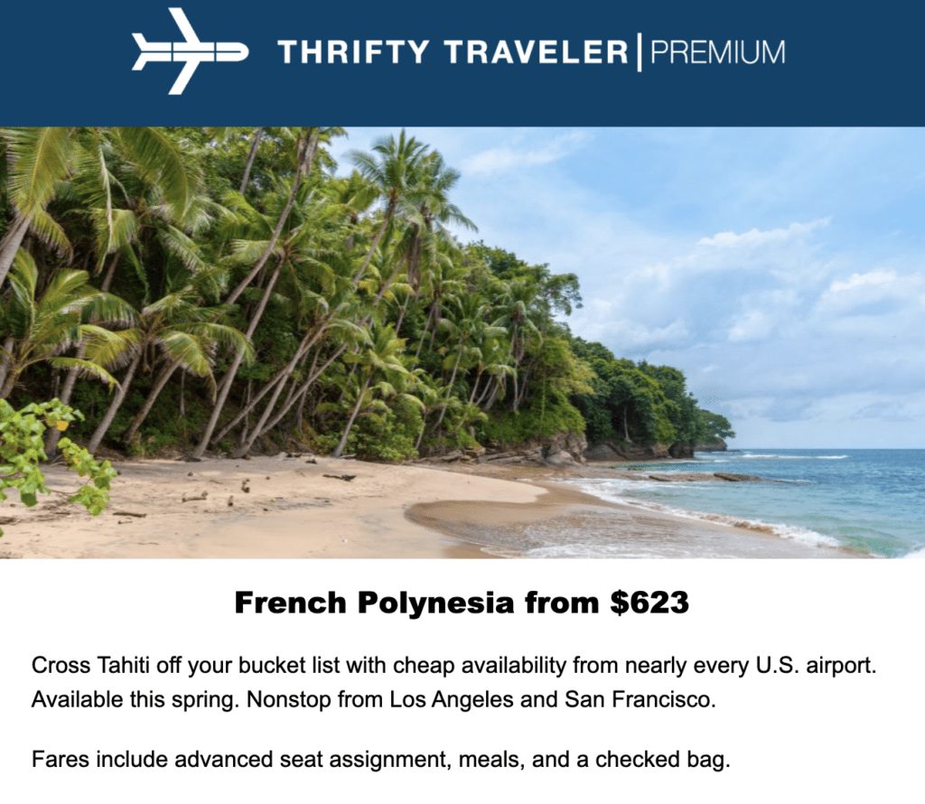 premium deal tahiti