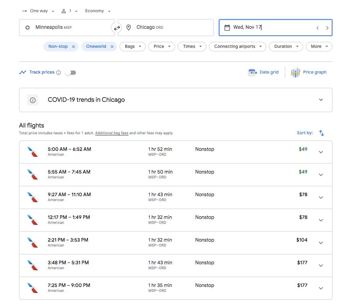 flight changes