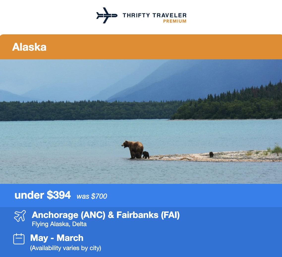 Alaska flight deal