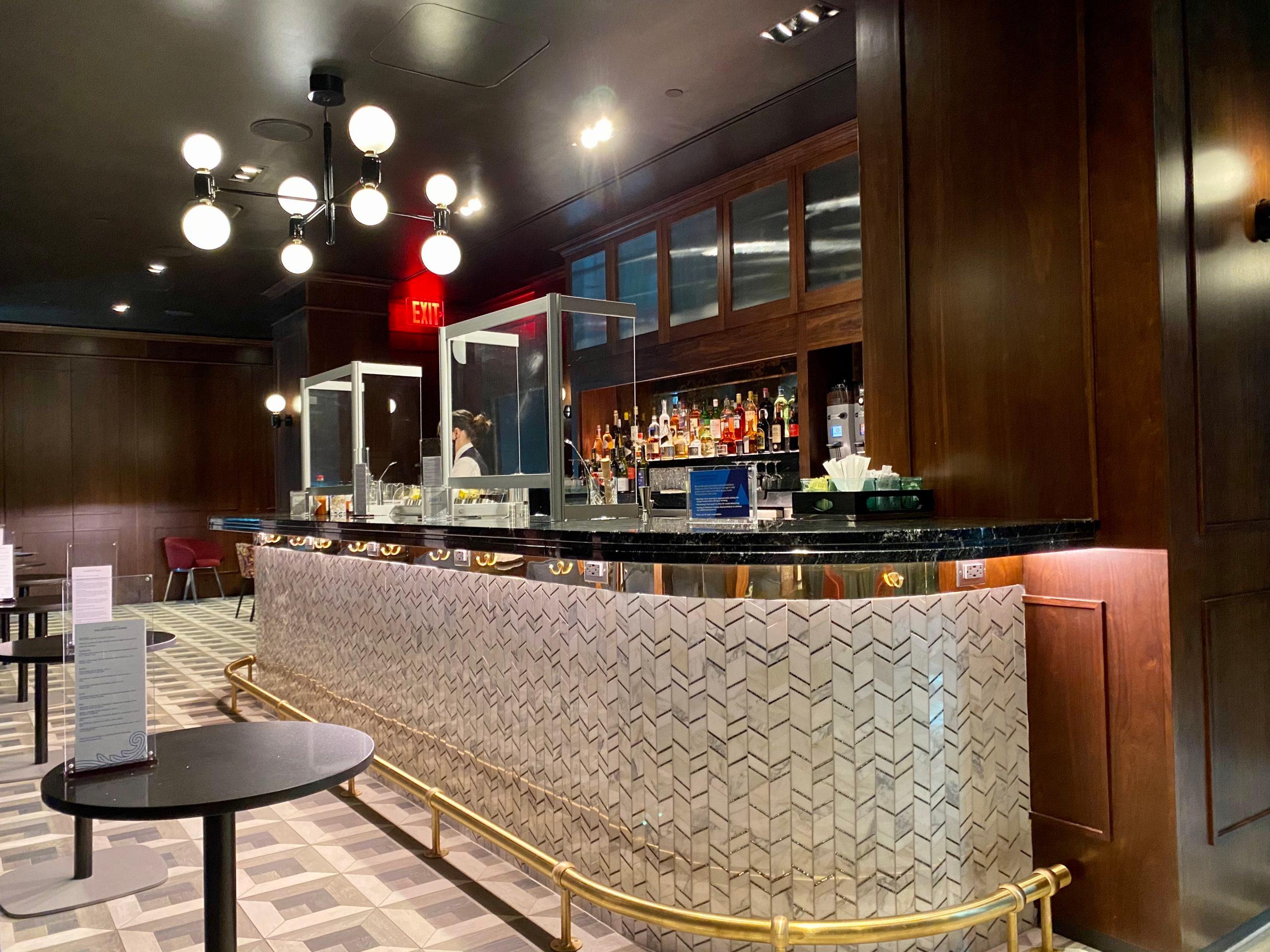 Elegant bar with modern decor