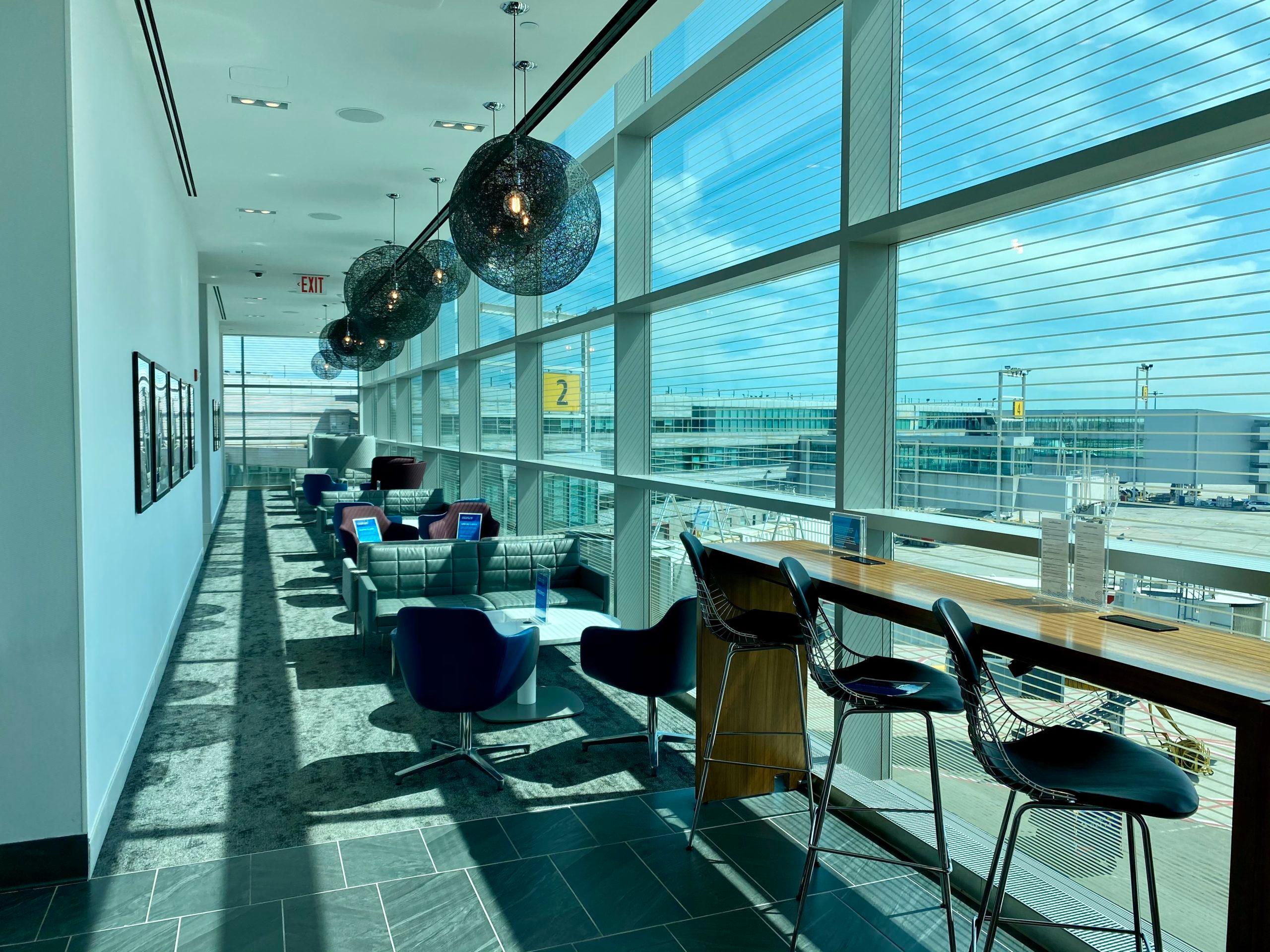 JFK Centurion Lounge seating