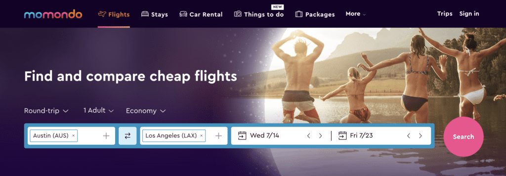 Momondo Booking Flights