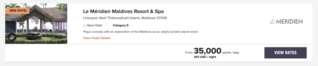 le meridien maldives marriott