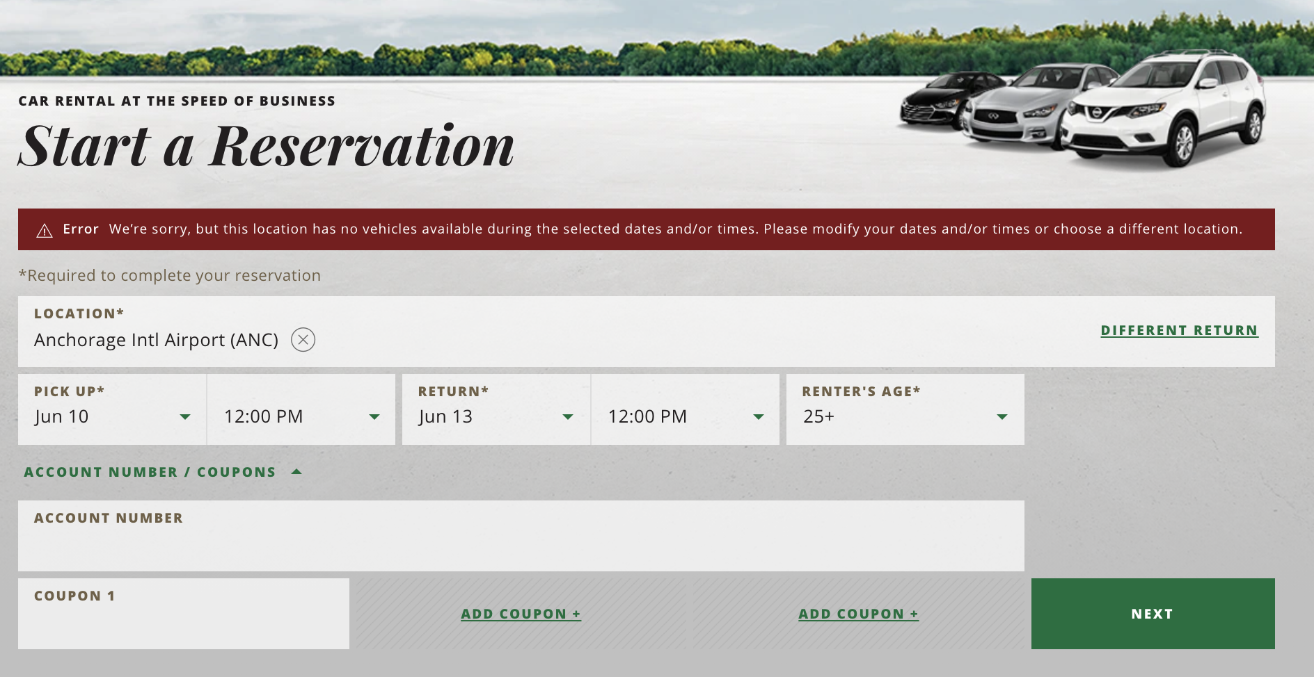 National Executive Elite The Key to Finding Rental Cars