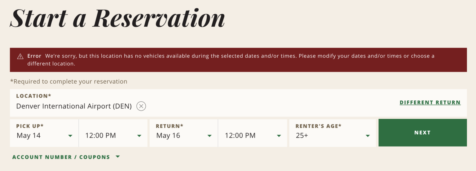 National Executive Elite The Key to Finding Rental Cars