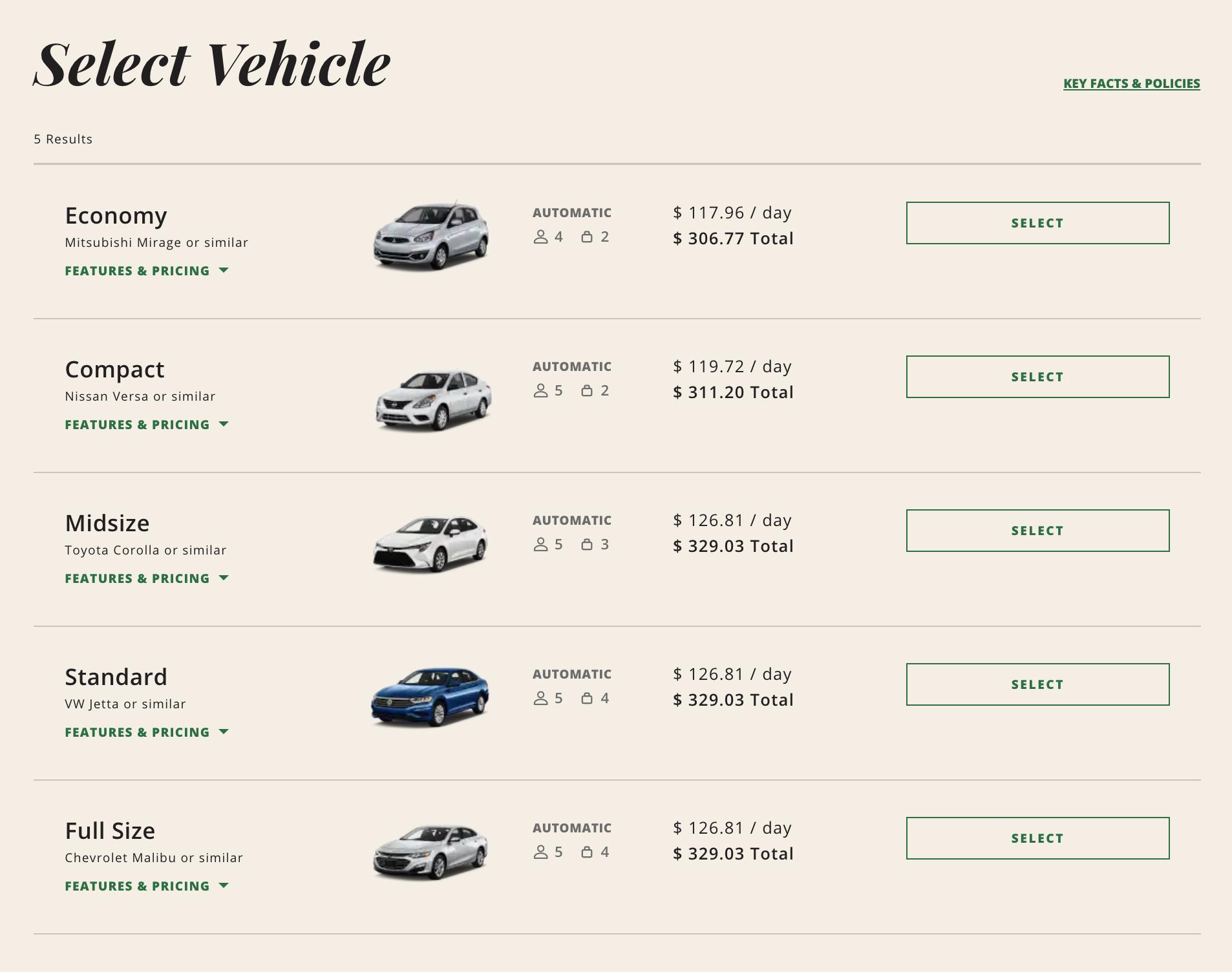 National Executive Elite: The Key to Finding Rental Cars