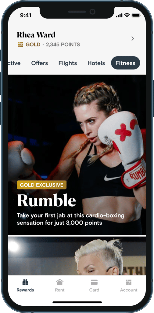 bilt rewards fitness