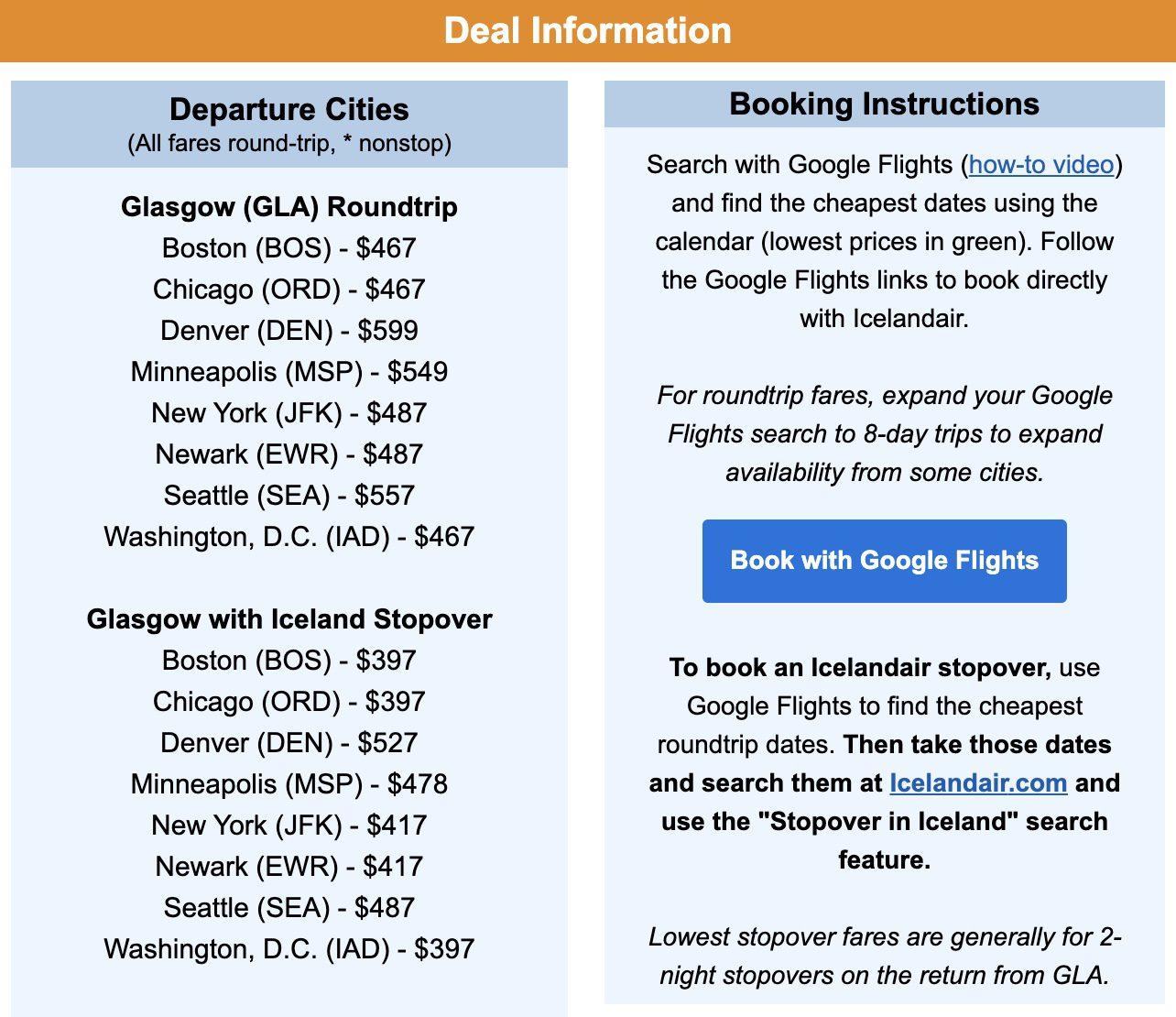 Same day store round trip flights