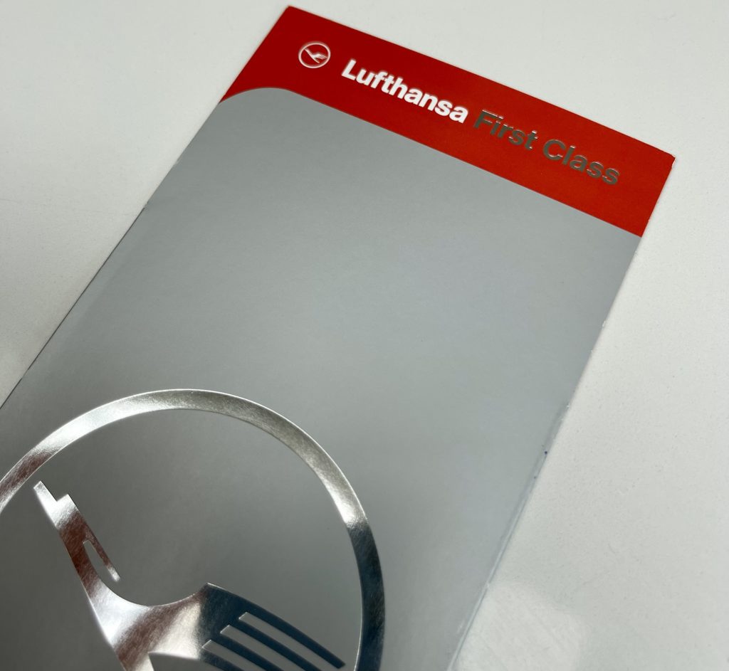 lufthansa first class ticket