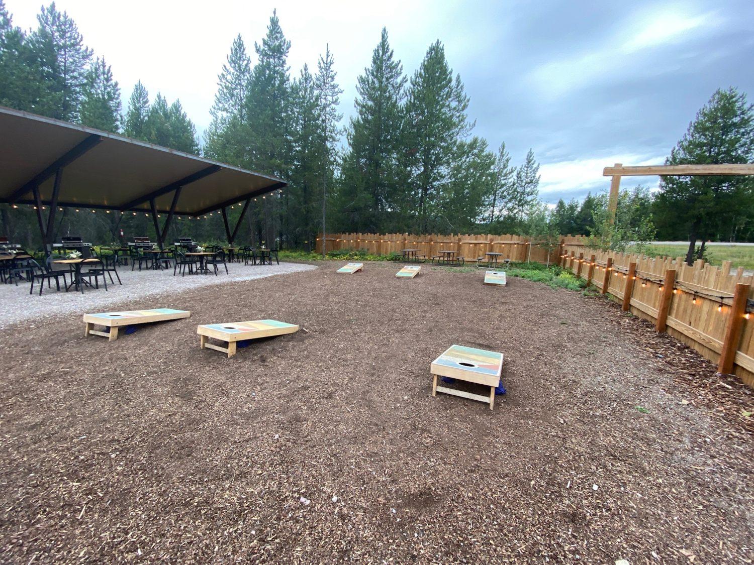 Under Canvas glacier reception area