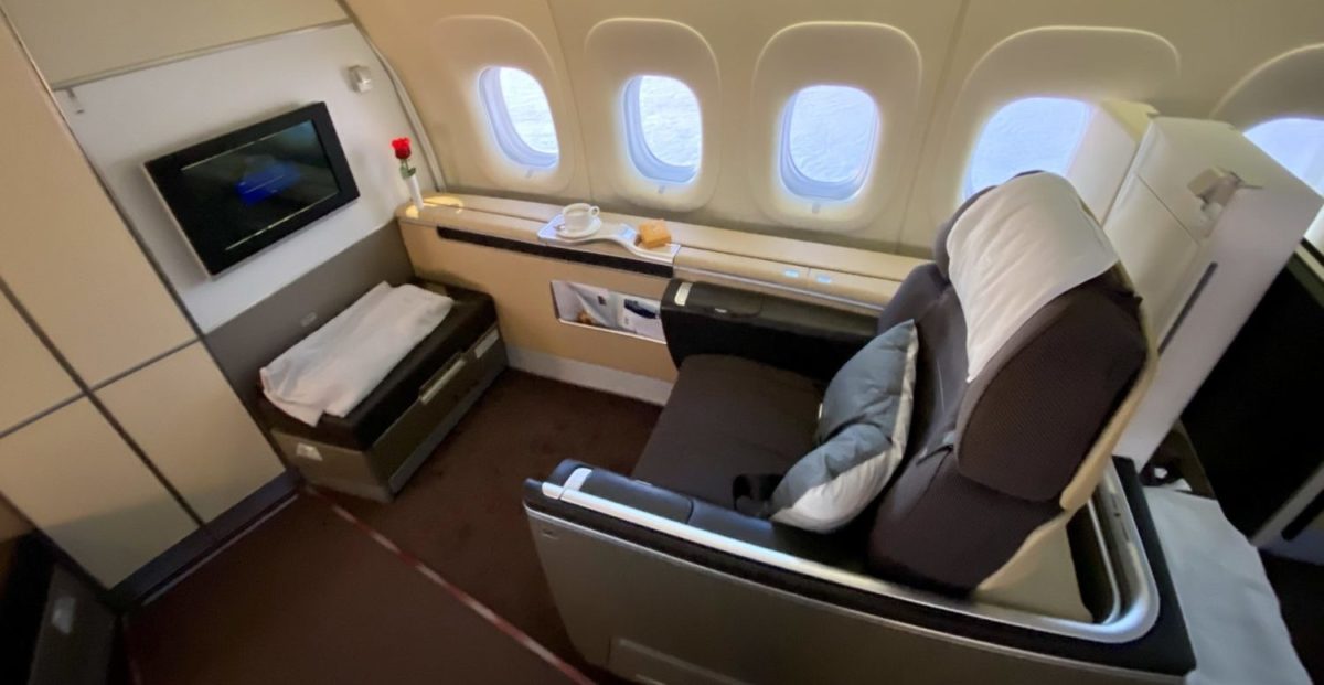 Lufthansa first class seat