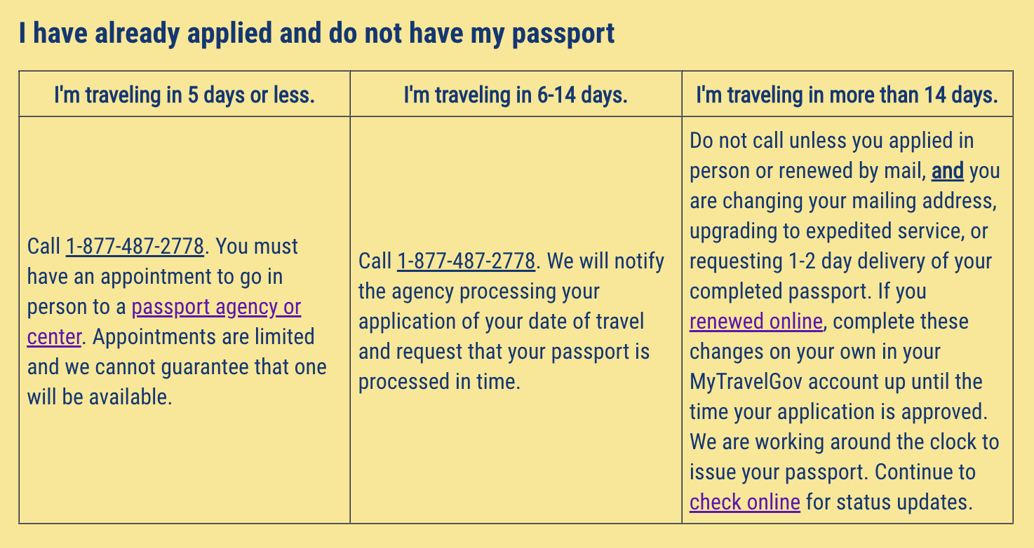 travel while waiting for passport renewal