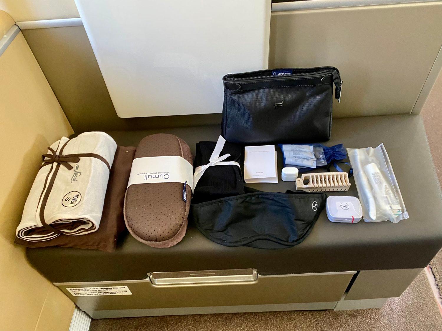 lufthansa first class amenities