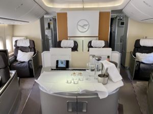 lufthansa first class  From Europe to Brazil, These Are the Best Ways to Use LifeMiles – Thrifty Traveler &#8211; Thrifty Traveler lufthansa first class cabin back 300x225
