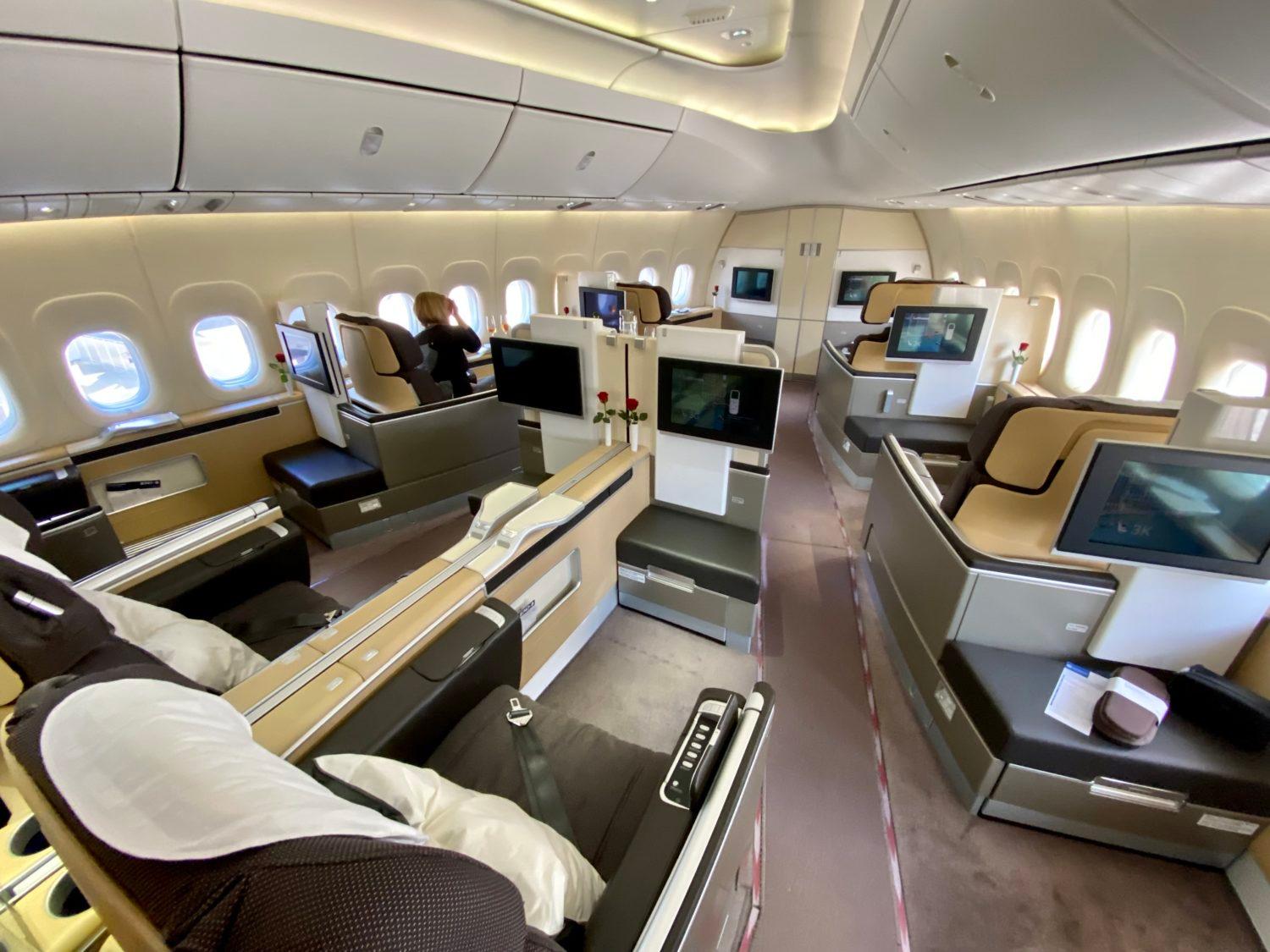 lufthansa first class cabin