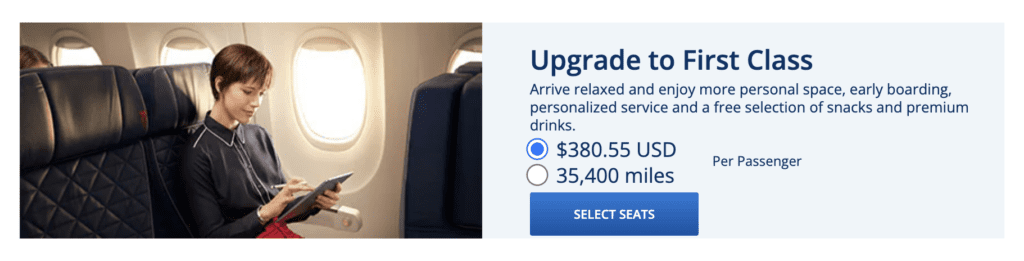 Delta Upgrade Offer