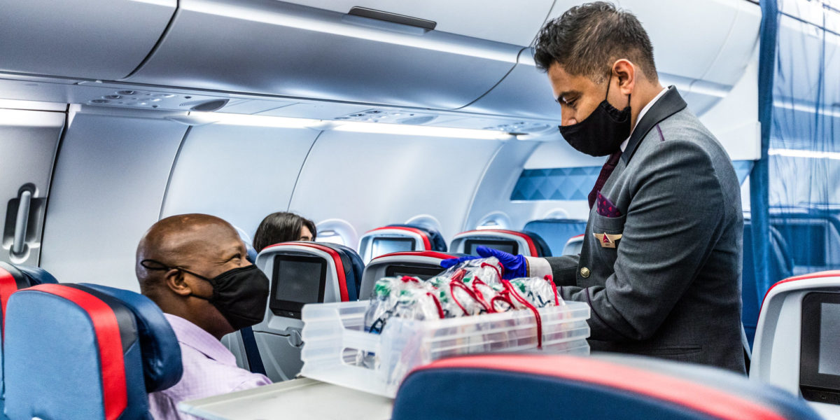 Delta flight attendant