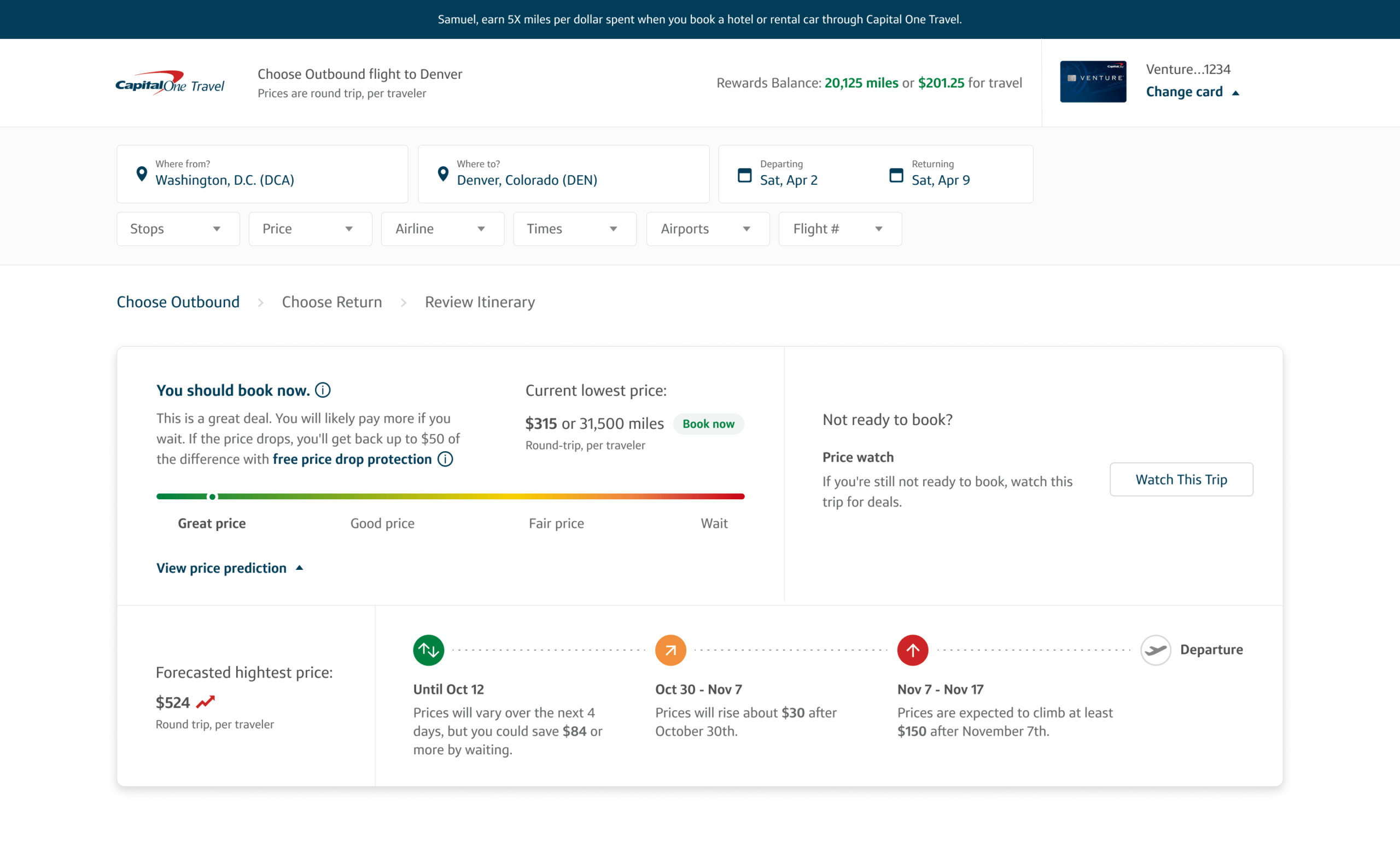 Capital One Travel Portal Guide