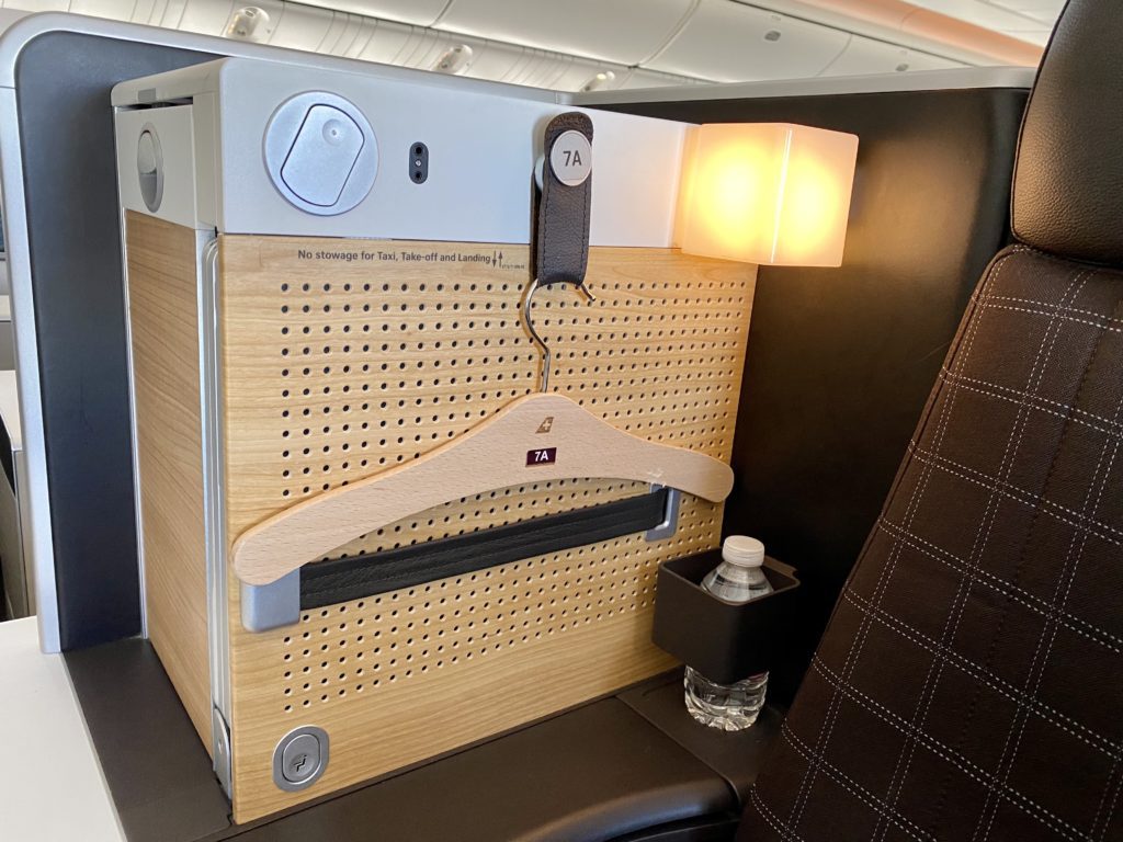 swiss business class seat