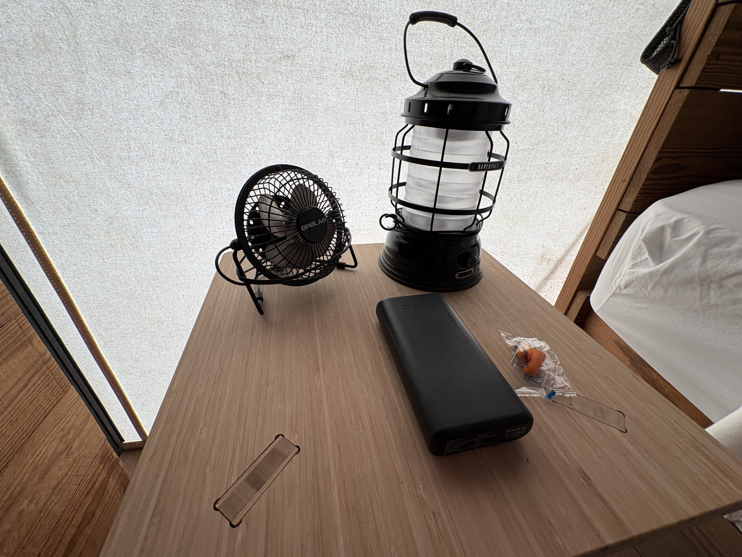 Lantern, fan, and usb plug-in