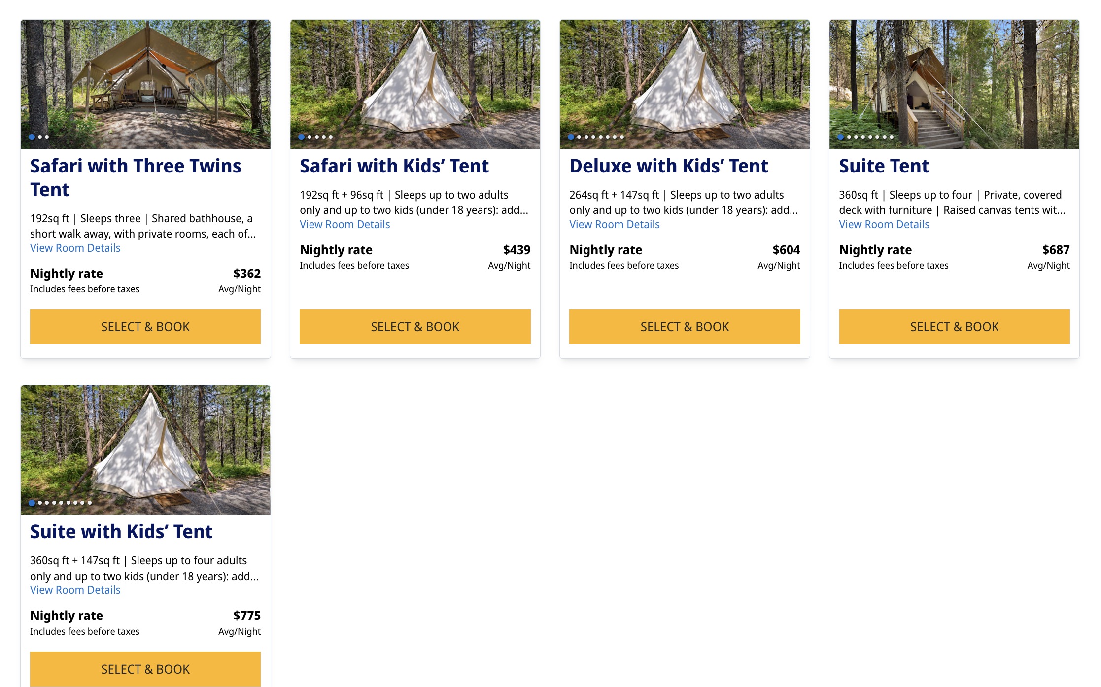 world of hyatt booking under canvas