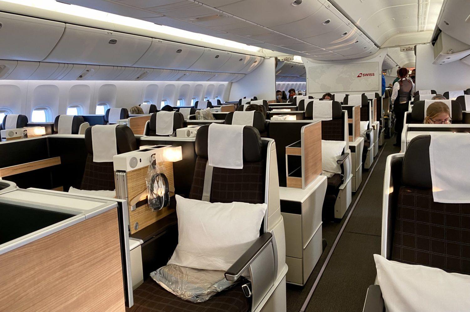 swiss business class capital one