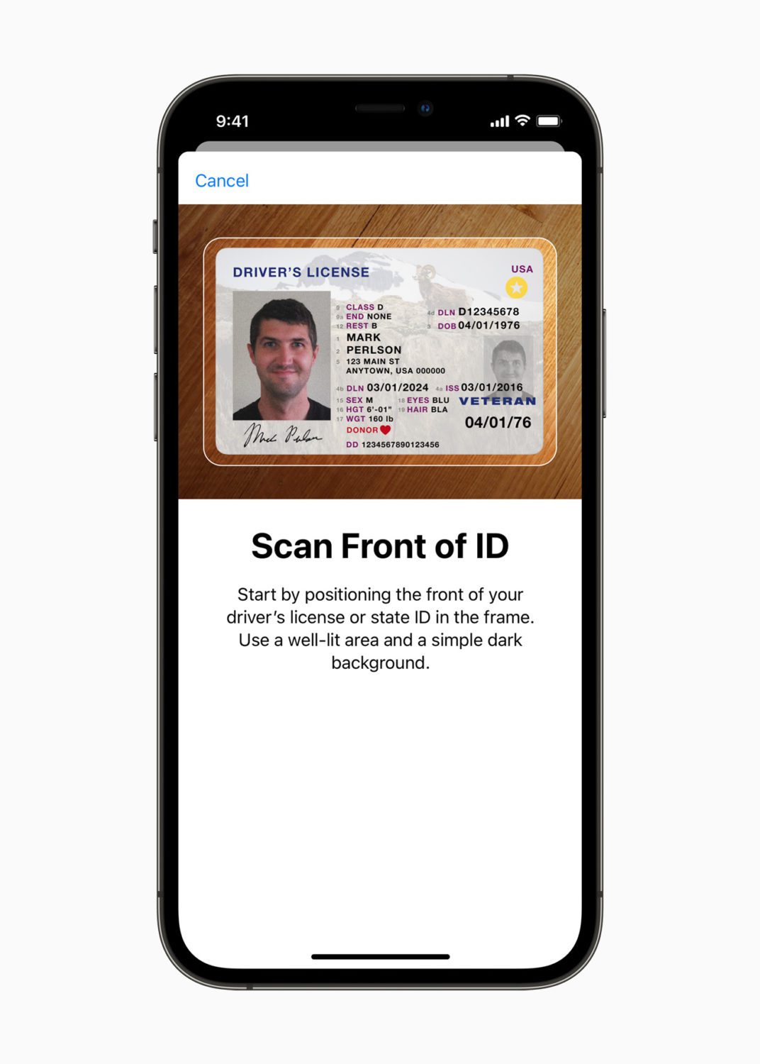 State ID Apple Wallet