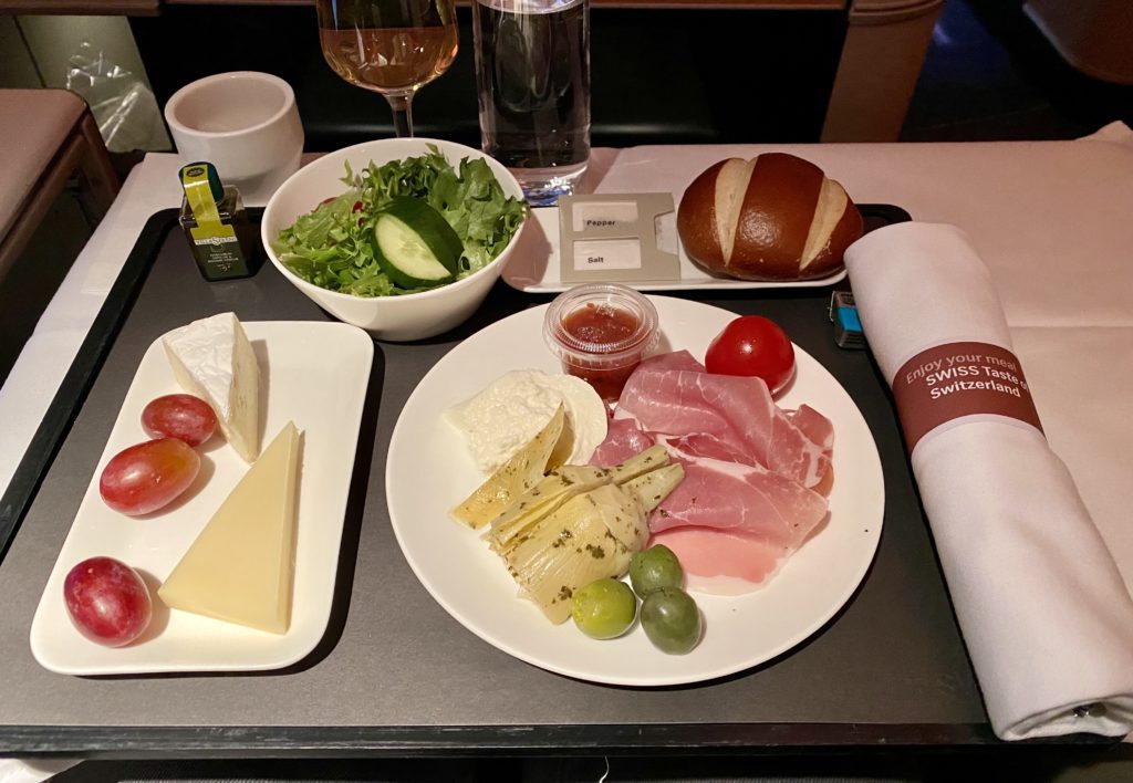 Swiss Business Class Appetizer 