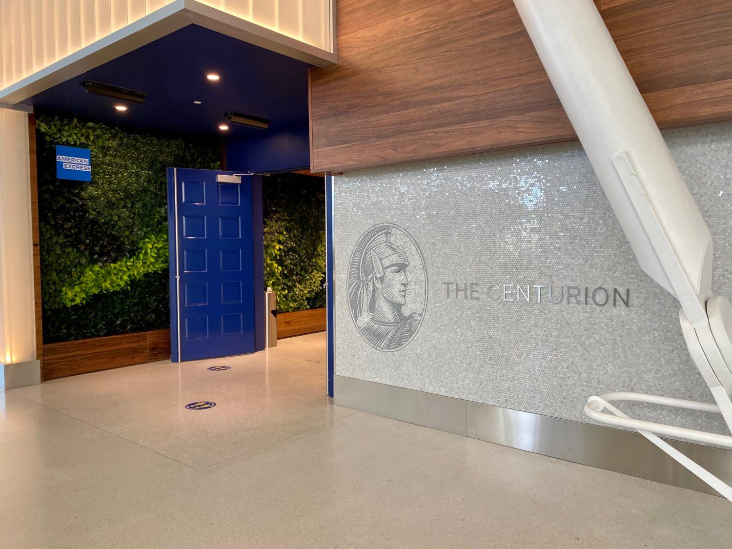 amex centurion lounge JFK entrance