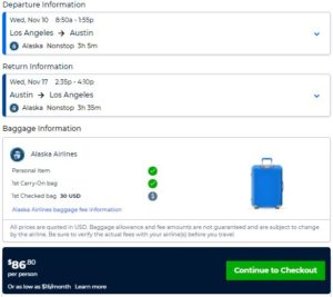 LAX - AUS 1 LAX - AUS