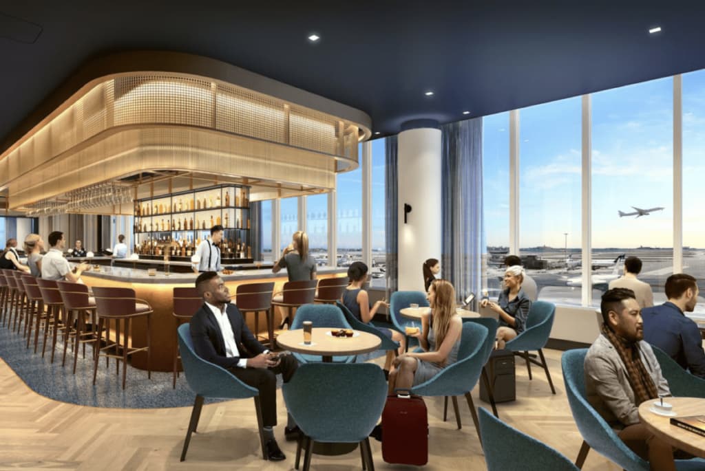 Chase sapphire lounge rendering