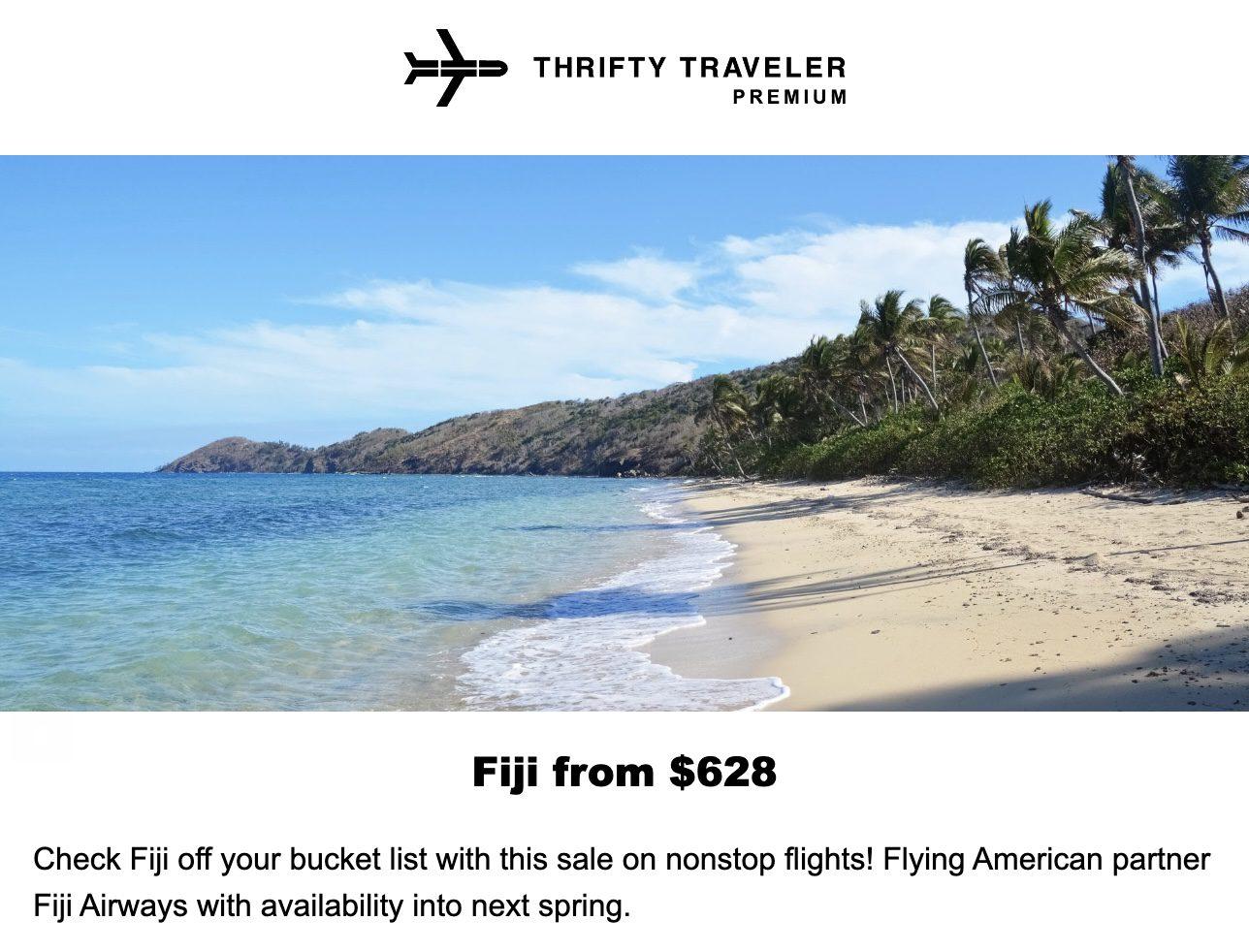 Fiji flight deal