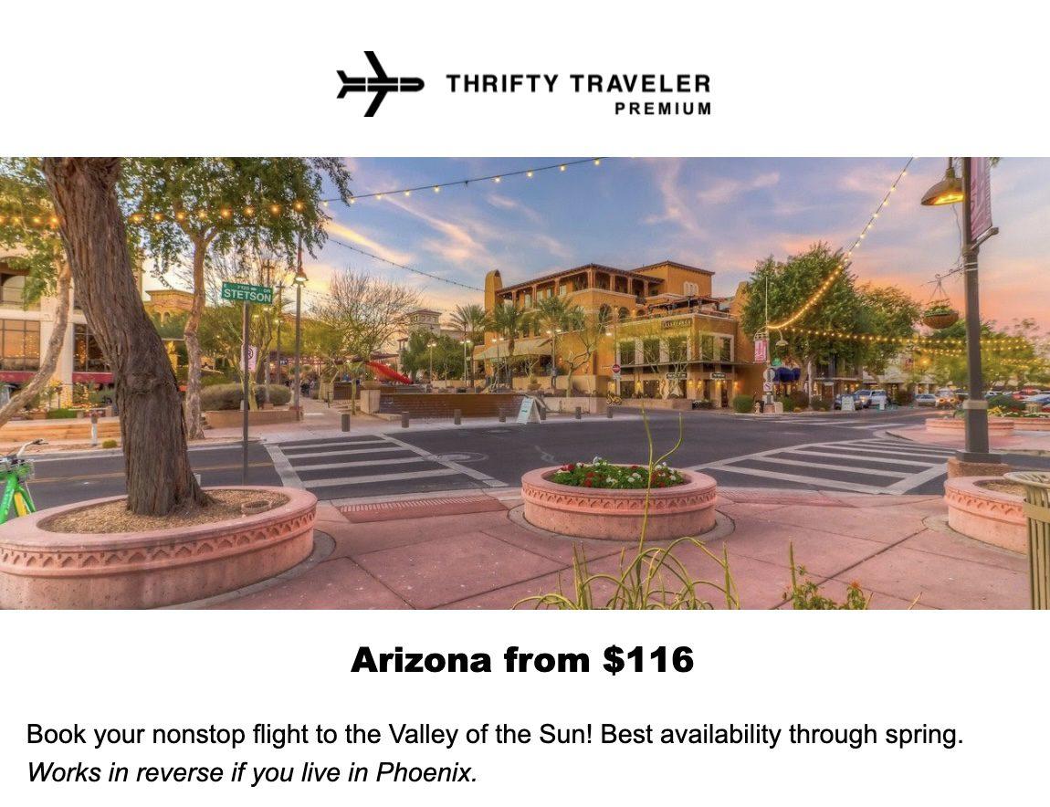 Cheap flights to Arizona