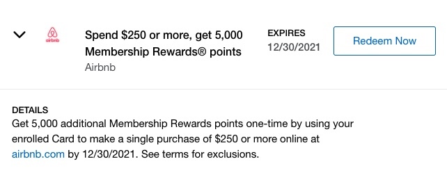 Airbnb Amex Offer: Book A $250+ Stay, Earn 5,000 Amex Points!