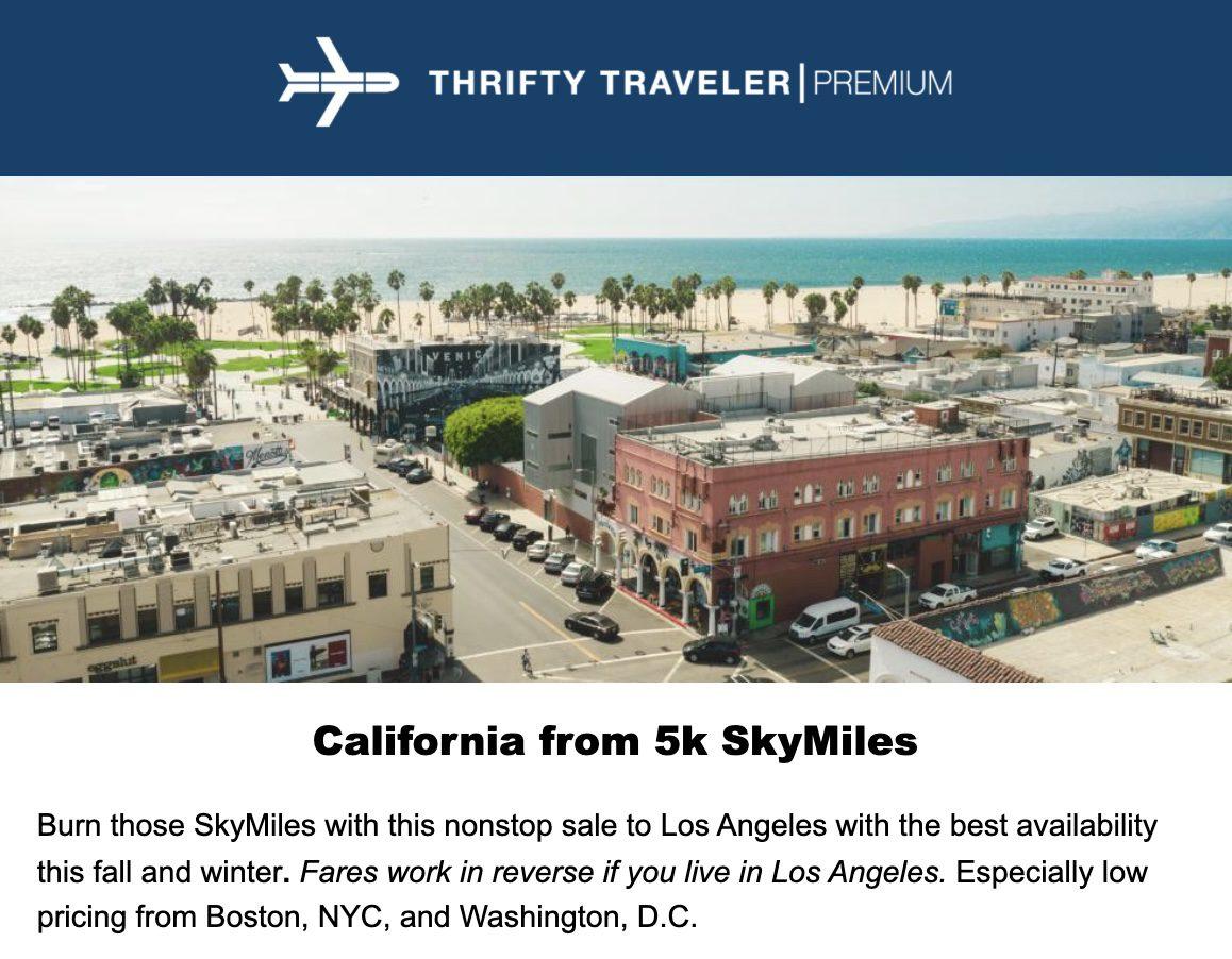 SkyMiles deal to LAX