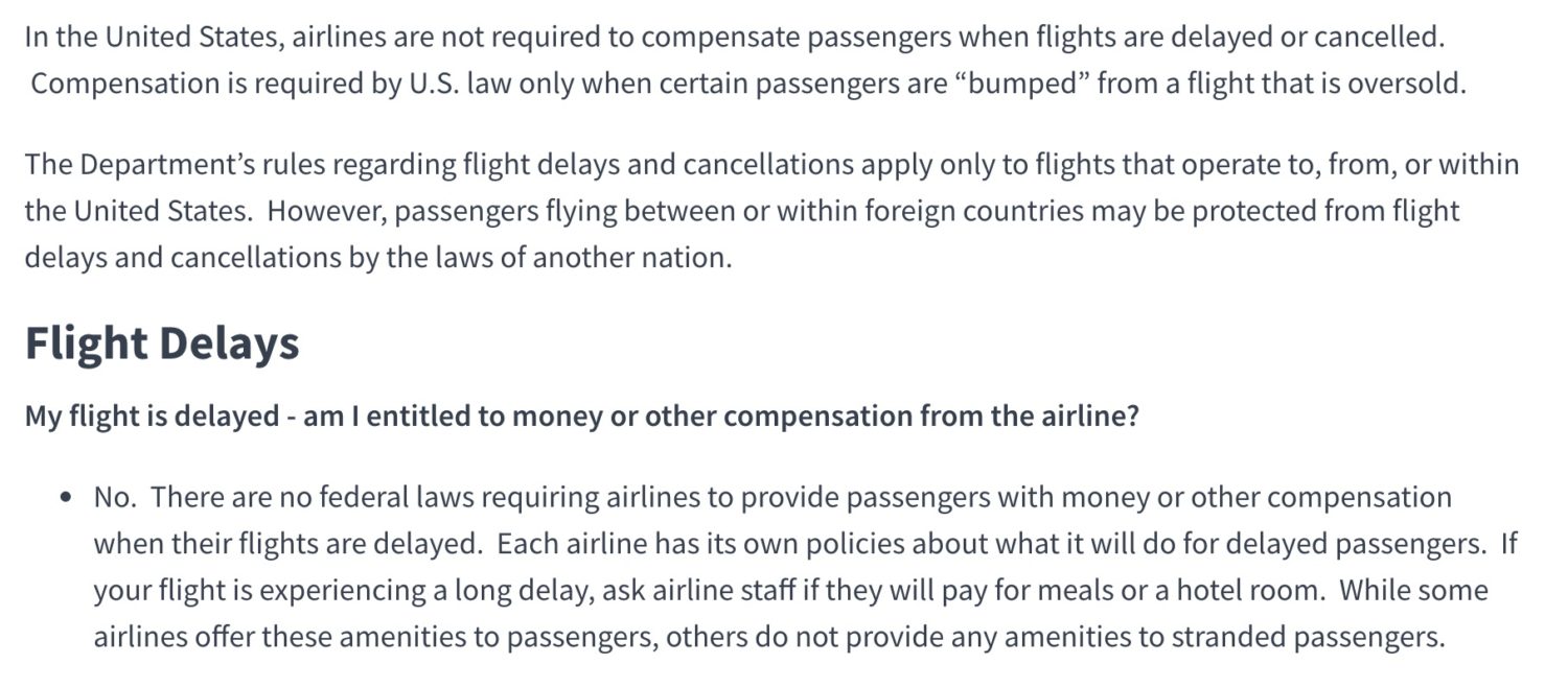 Delays and cancellations: Your rights as a passenger