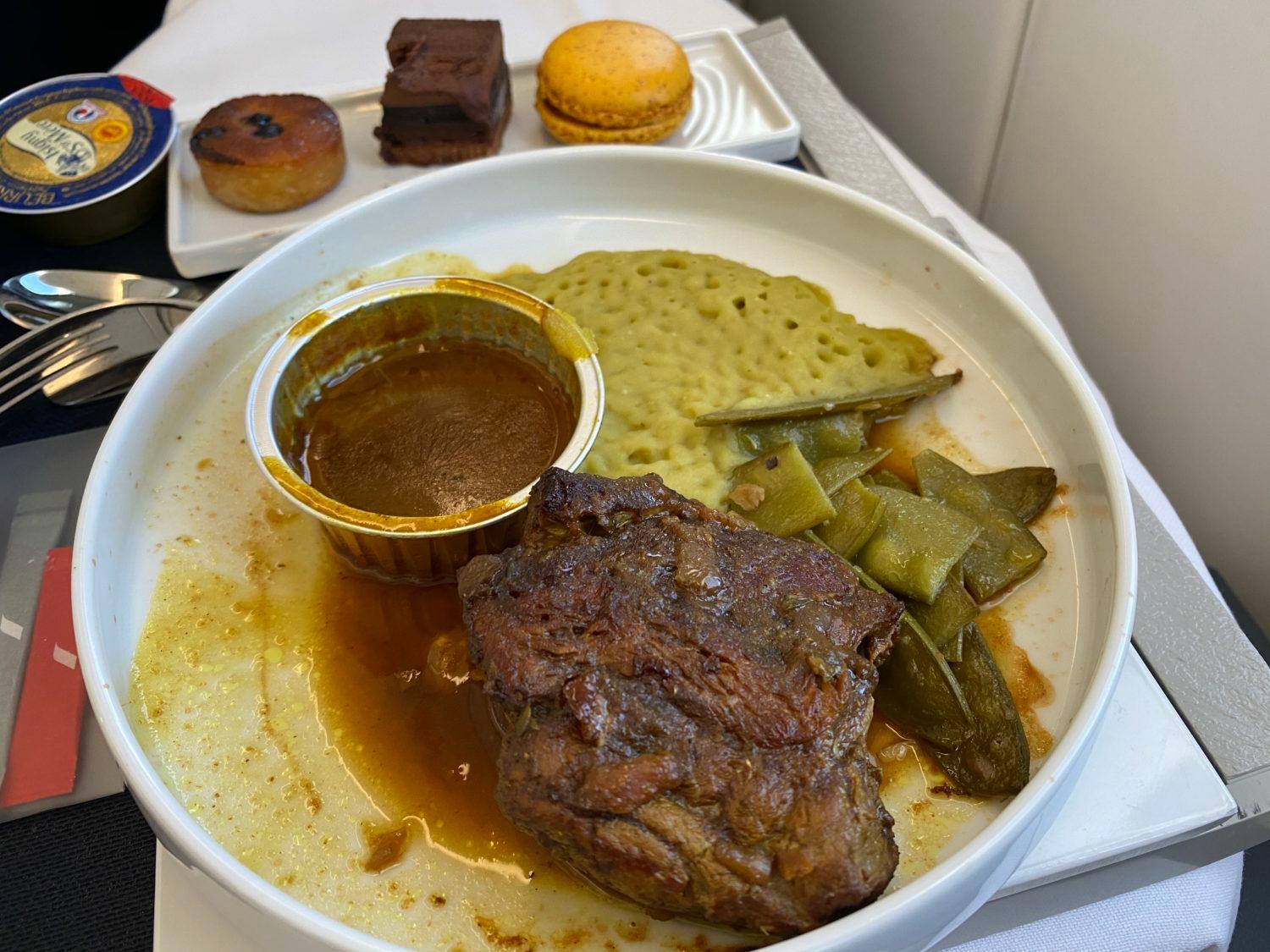 air france business class business class meal