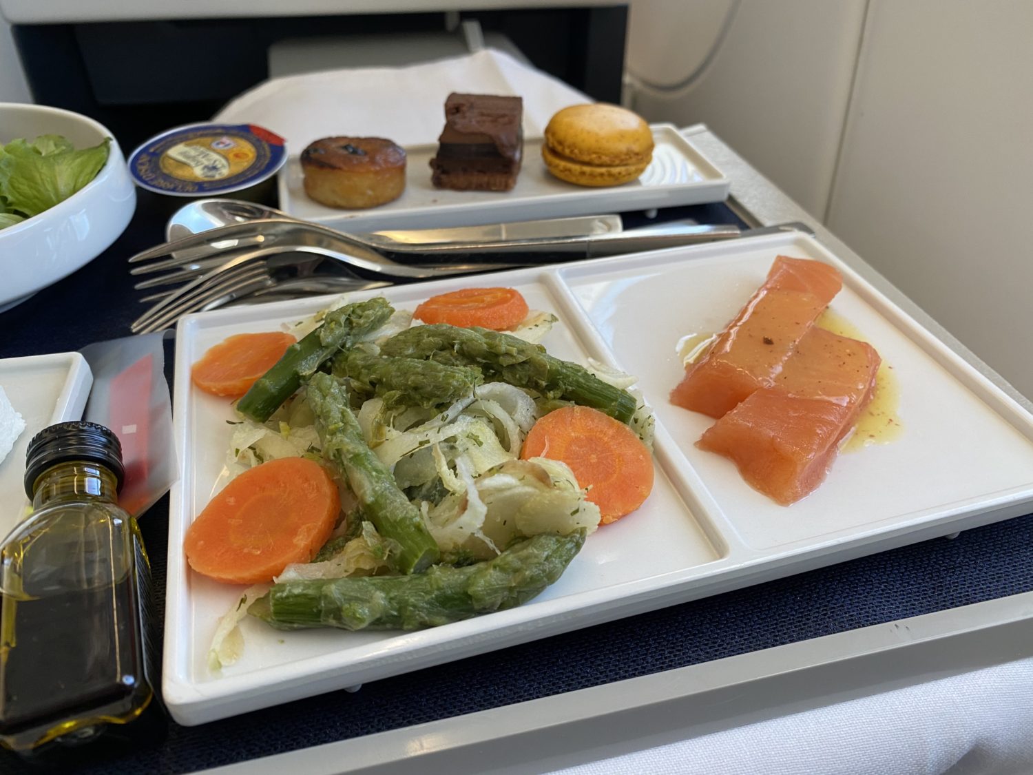 air france business class meal