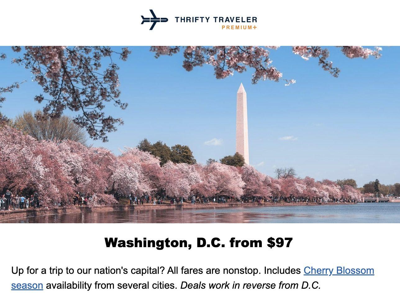 thrifty traveler premium deal