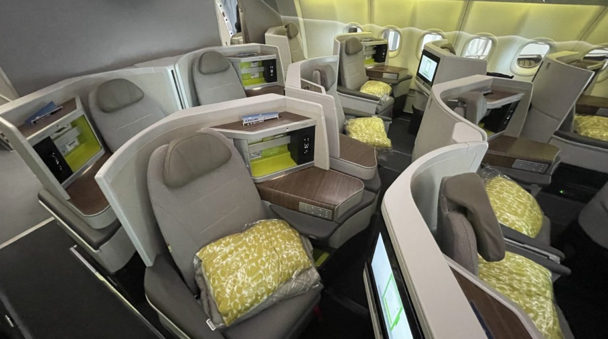 TAP Air Portugal business class