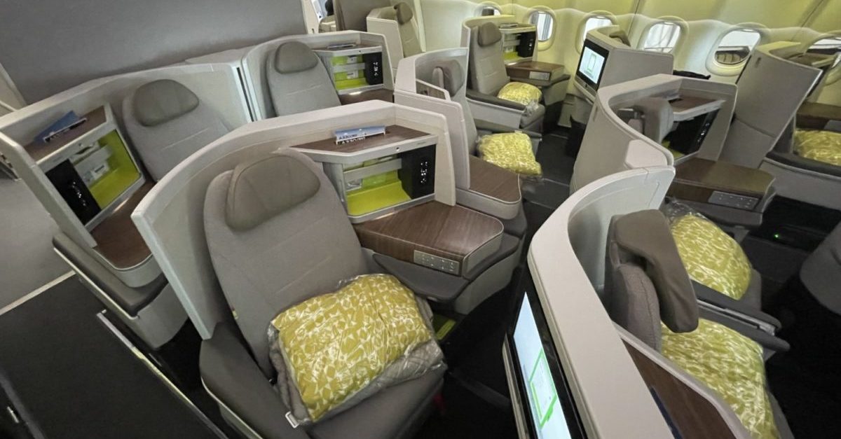 TAP Air Portugal business class