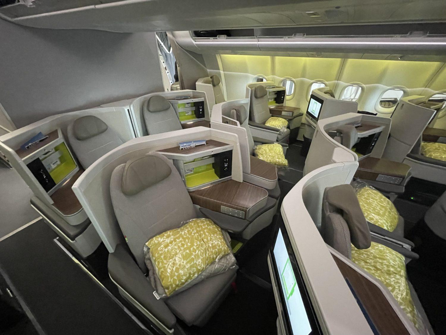 TAP Business Class cabin