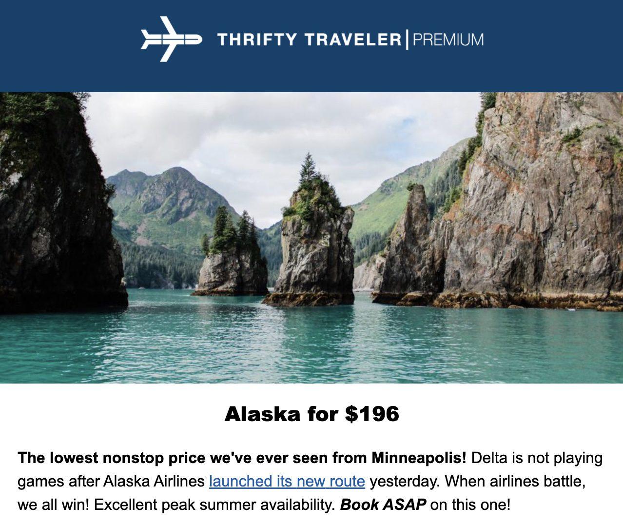 Cheap flights to Alaska