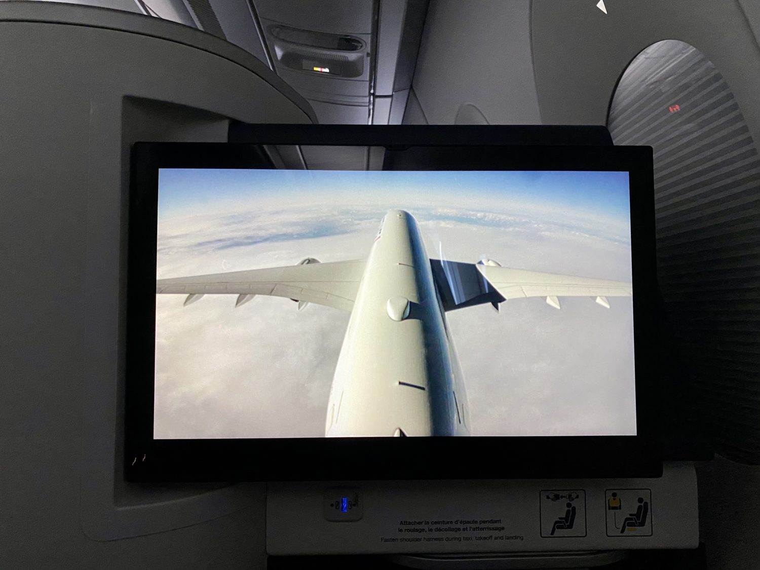 air france business class camera