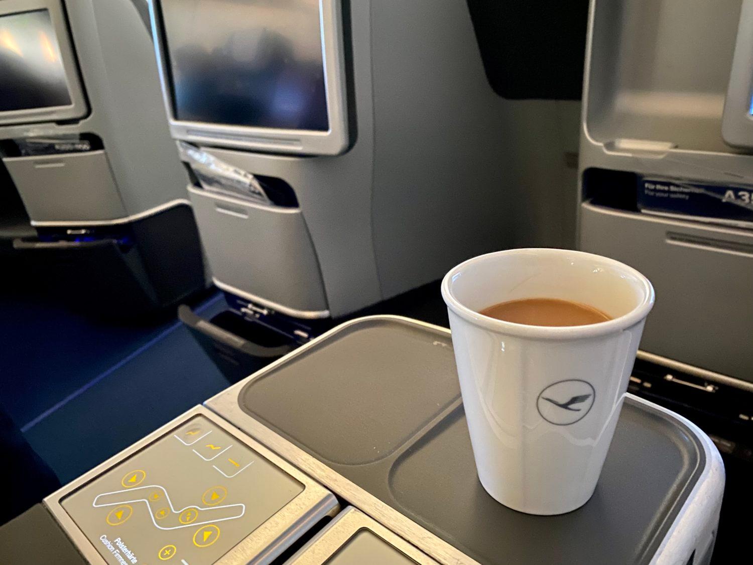 lufthansa business class coffee