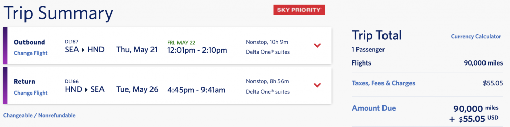 seattle to tokyo flash sale in business class