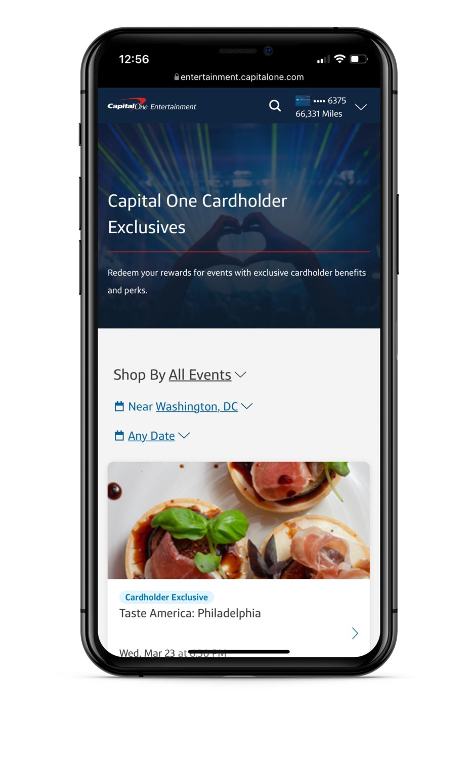 Capital One Entertainment app