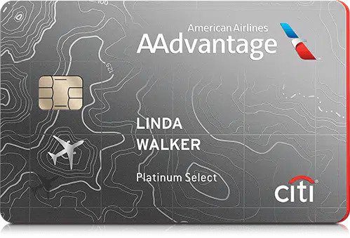 Citi aadvantage platinum select card